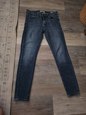 Women's Slim Fit Dark Blue Washed Jeans - Classic Denim